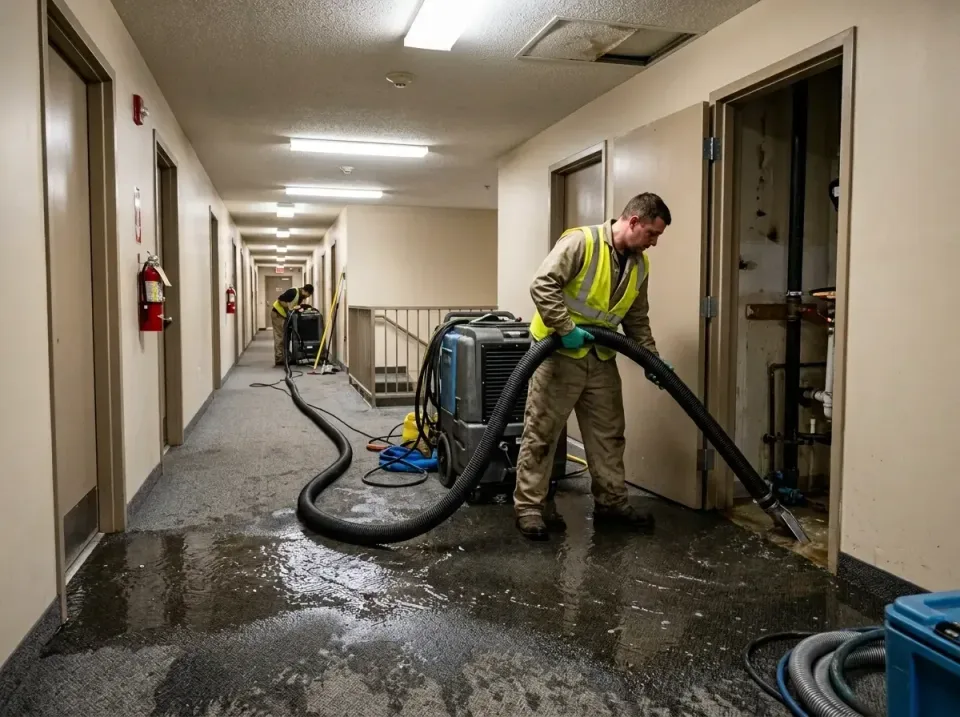 multi-unit-apartment-hallway-f-005 — frequently asked questions, Emergency Burst Pipe Water Extraction & Removal in Holiday…
